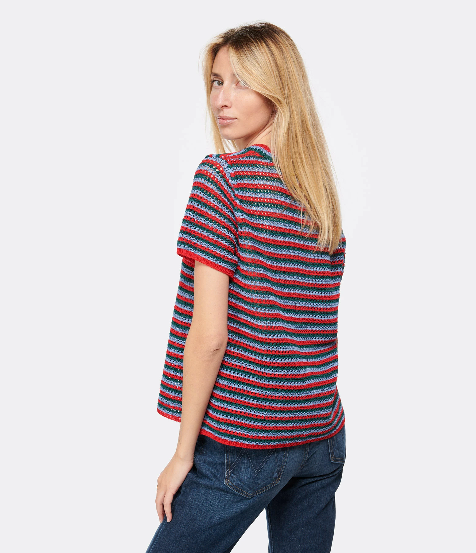 A.P.C. Cardigan Maggie Coton Multicolore – Image 5