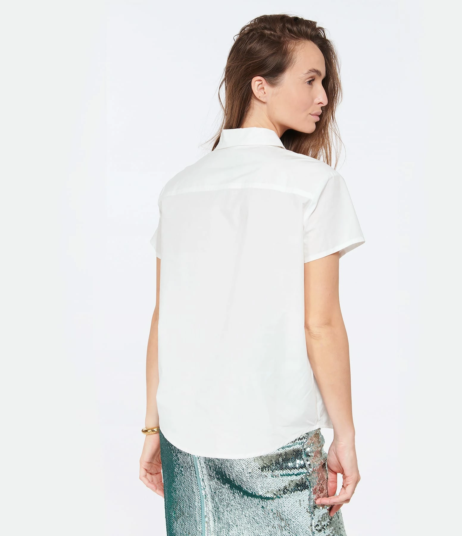 A.P.C. Chemise Marina Coton Blanc – Image 5