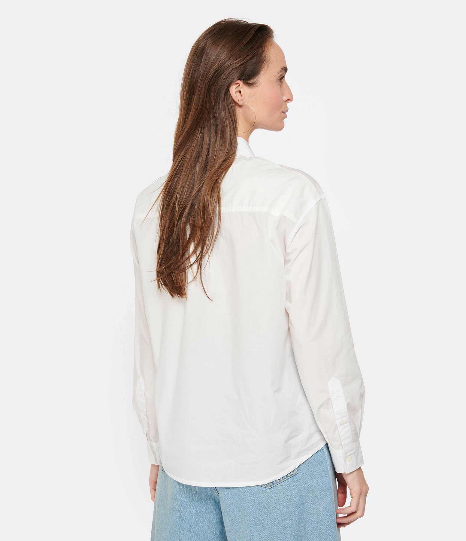 A.P.C. Chemise Boyfriend Logo Blanc – Image 4