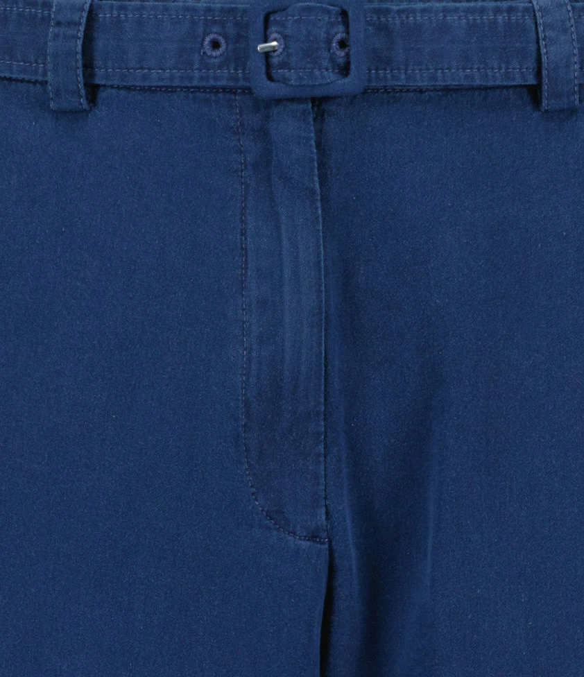 A.P.C. Pantalon Fin Cléo Coton Bleu Indigo Délavé 4 A.P.C. Pantalon Fin Cléo Coton Bleu Indigo Délavé – Image 2