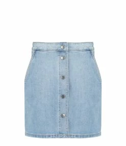 A.P.C. Jupe Paula Coton Indigo Délavé