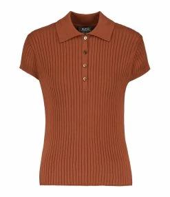 A.P.C. Polo Jess Coton Whiskey