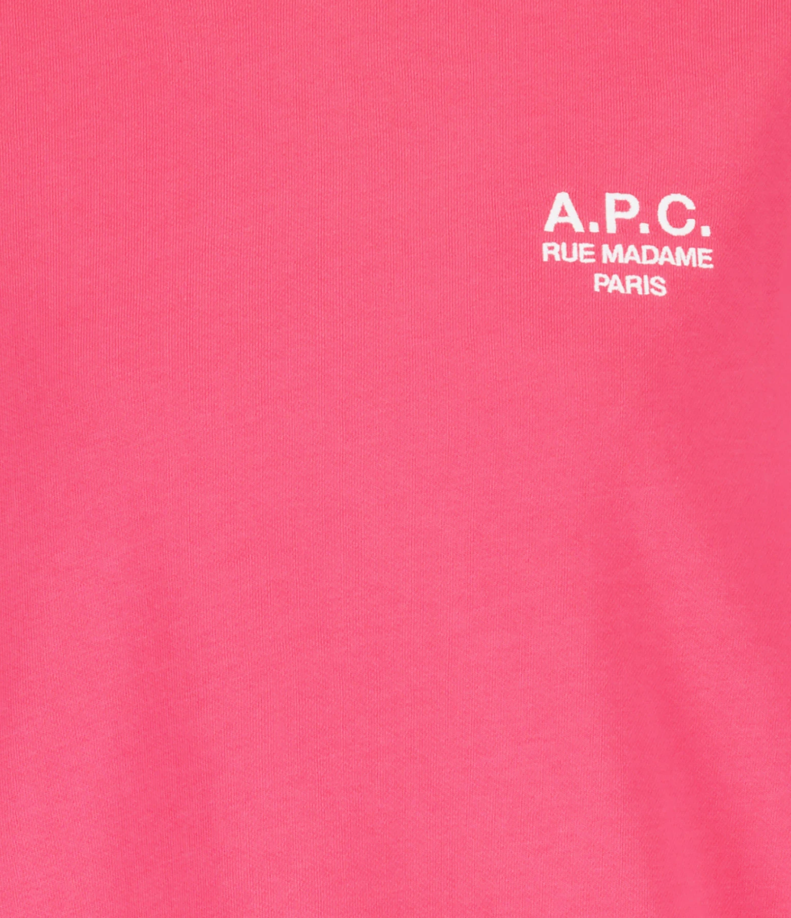 A.P.C. Sweatshirt Skye Coton Rose Vif – Image 2