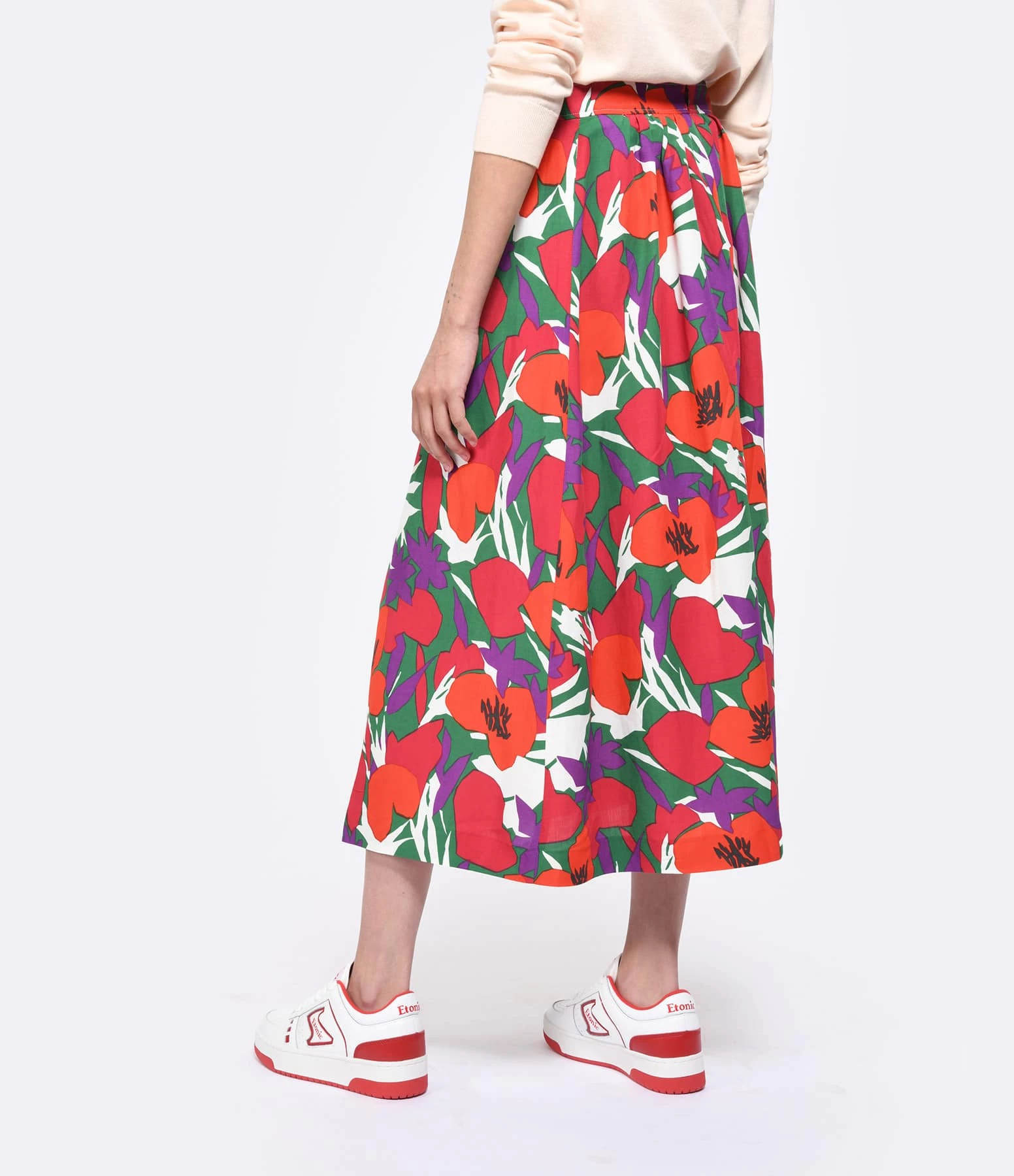 A.P.C. Jupe Midi Ravenna Rouge – Image 4