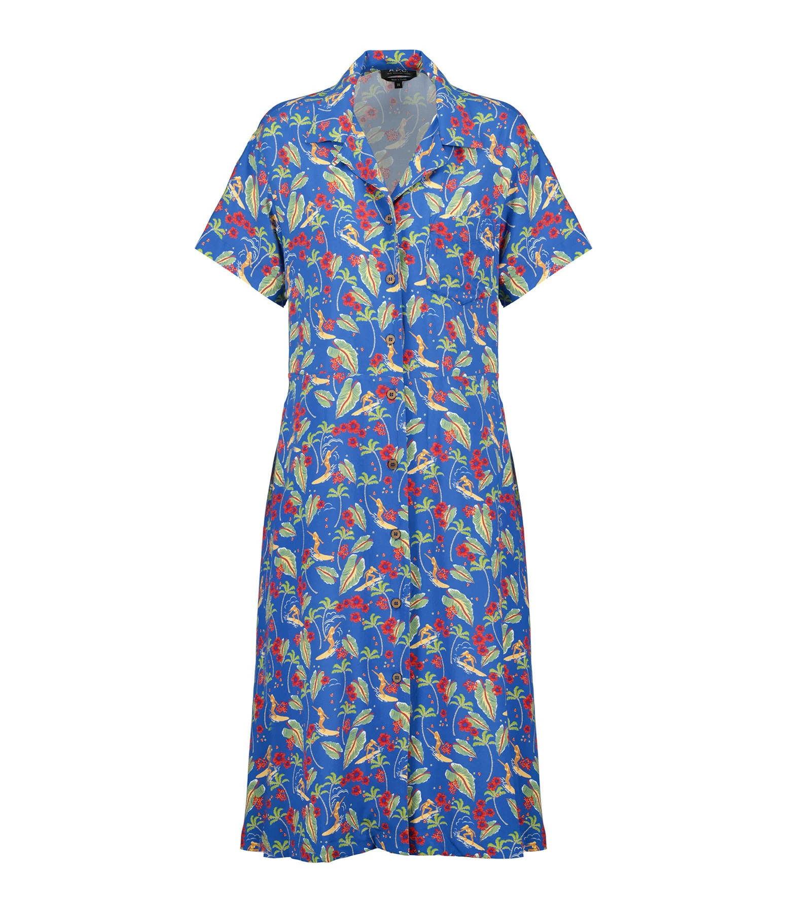 A.P.C. Robe Maude Bleu Foncé