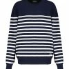 A.P.C. Pull Phoebe Coton Cachemire Marine