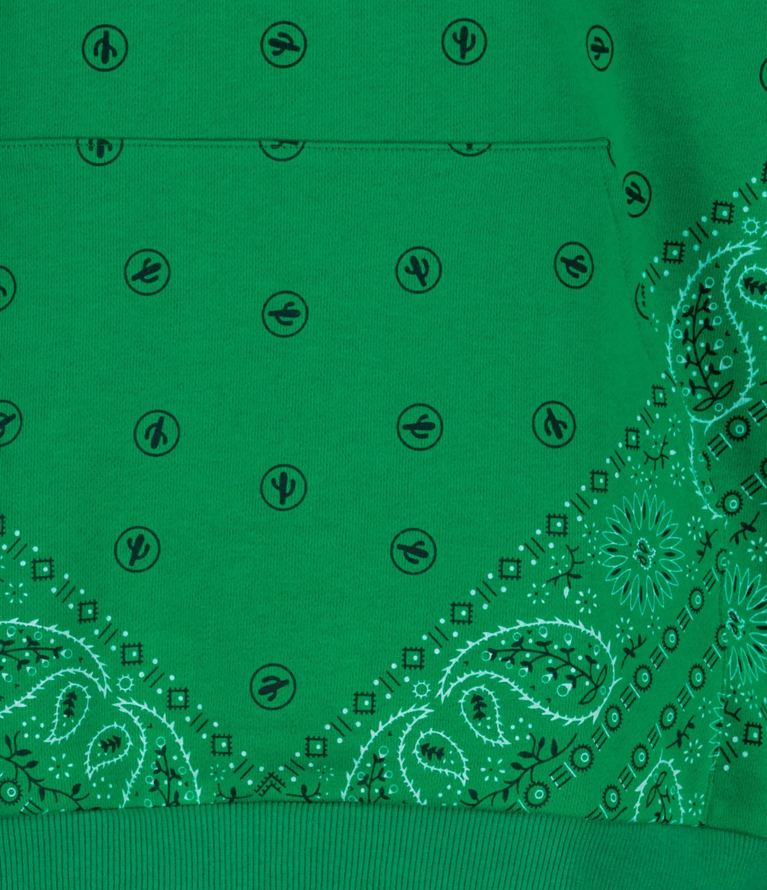 ARIZONA LOVE Sweatshirt Coton Bandana Vert 4 ARIZONA LOVE Sweatshirt Coton Bandana Vert – Image 2