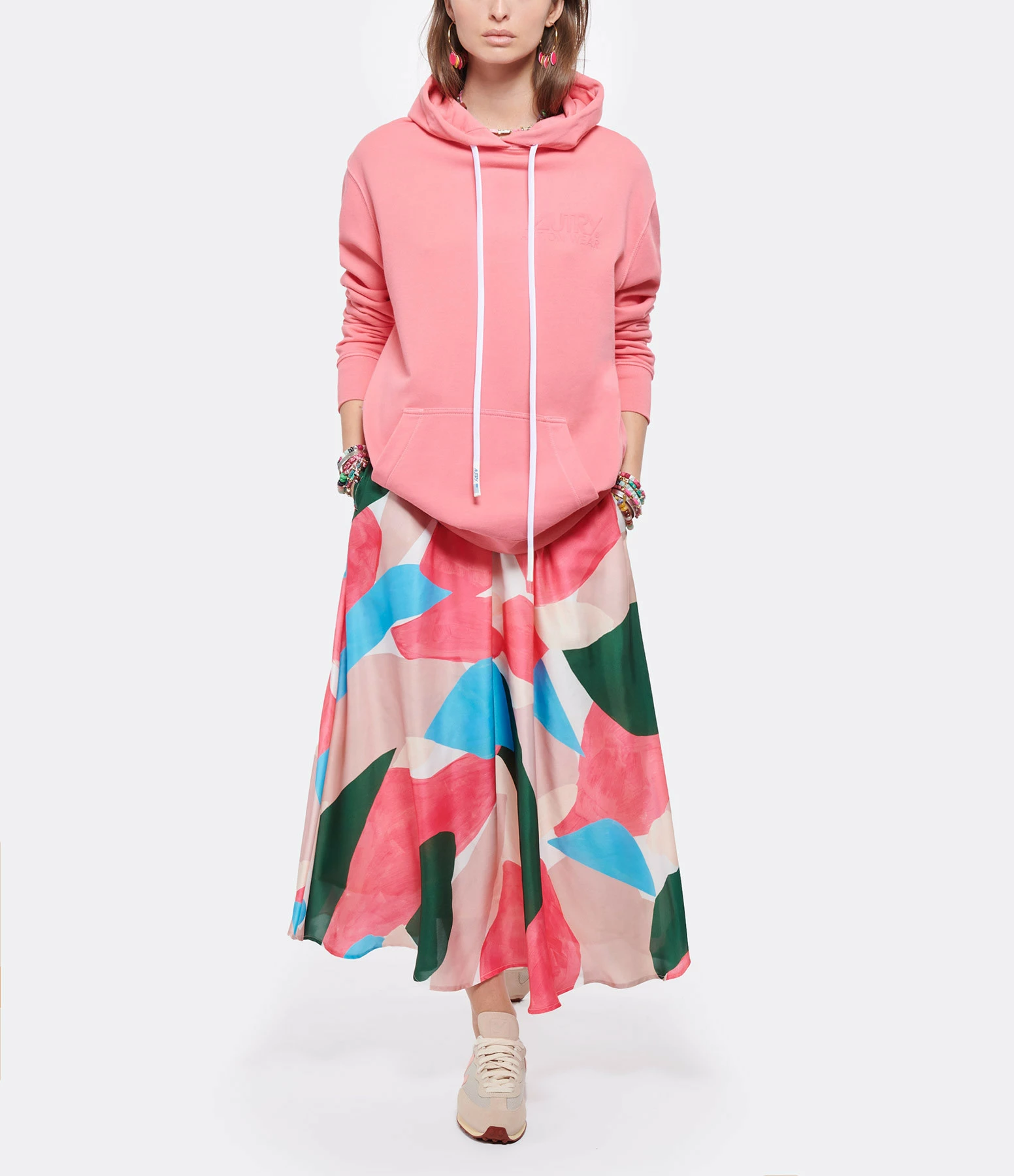 AUTRY Sweatshirt Hoodie Matchpoint Rose – Image 4