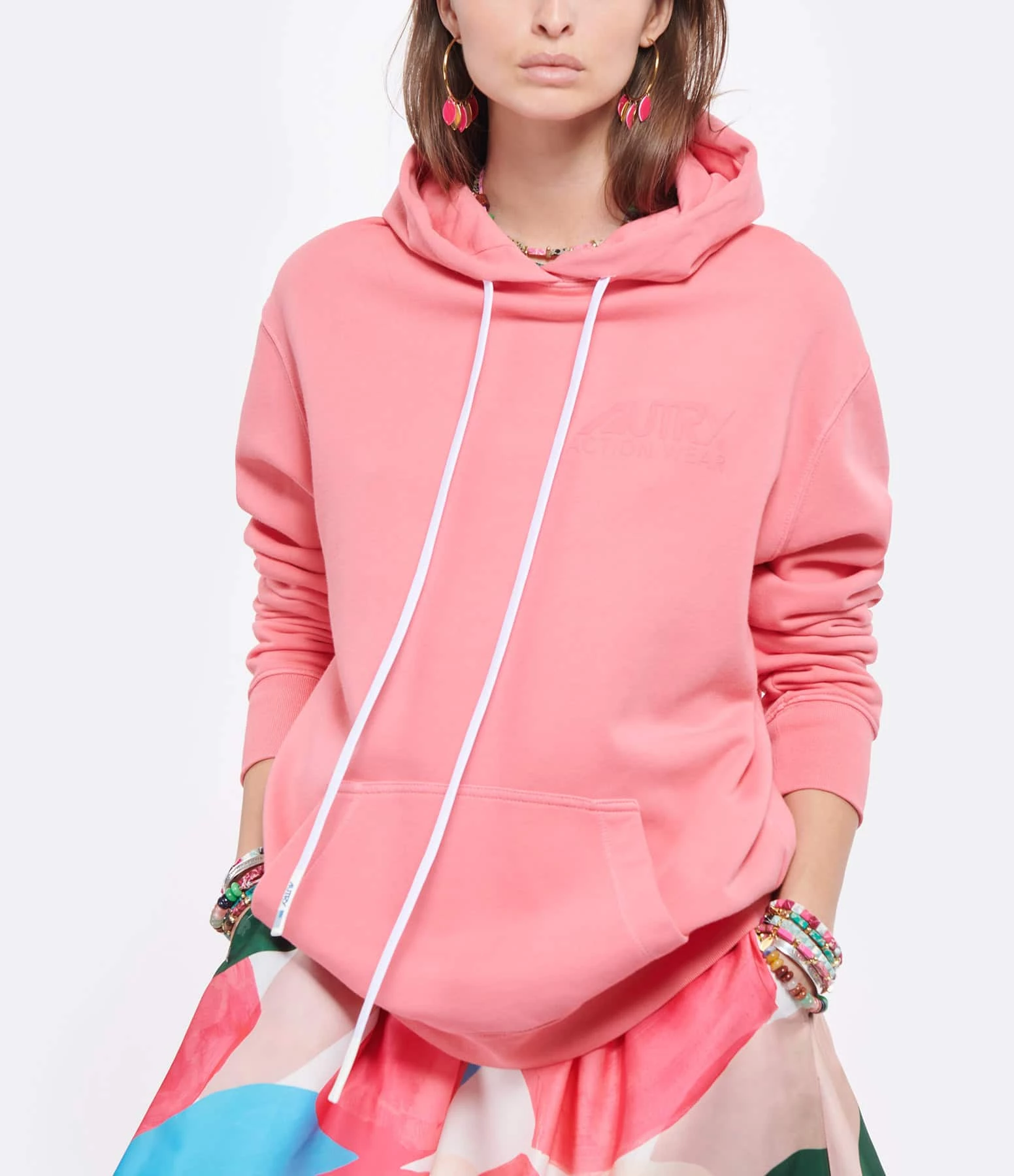 AUTRY Sweatshirt Hoodie Matchpoint Rose – Image 3