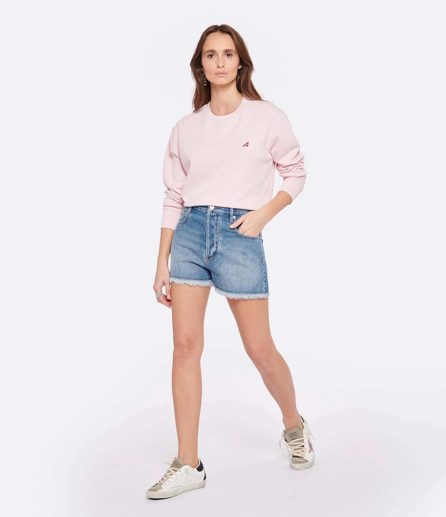 AUTRY Sweatshirt Tennis Academy Coton Rose – Image 4