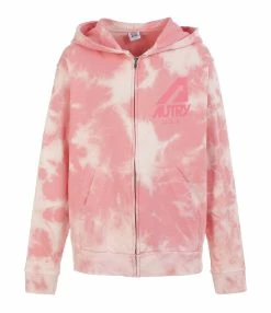 AUTRY Sweatshirt Hoodie Matchpoint Logo Rose