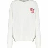 AUTRY Sweatshirt Iconic Action Blanc Coton