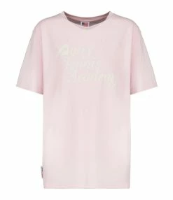 AUTRY Tee-shirt Tennis Academy Coton Rose