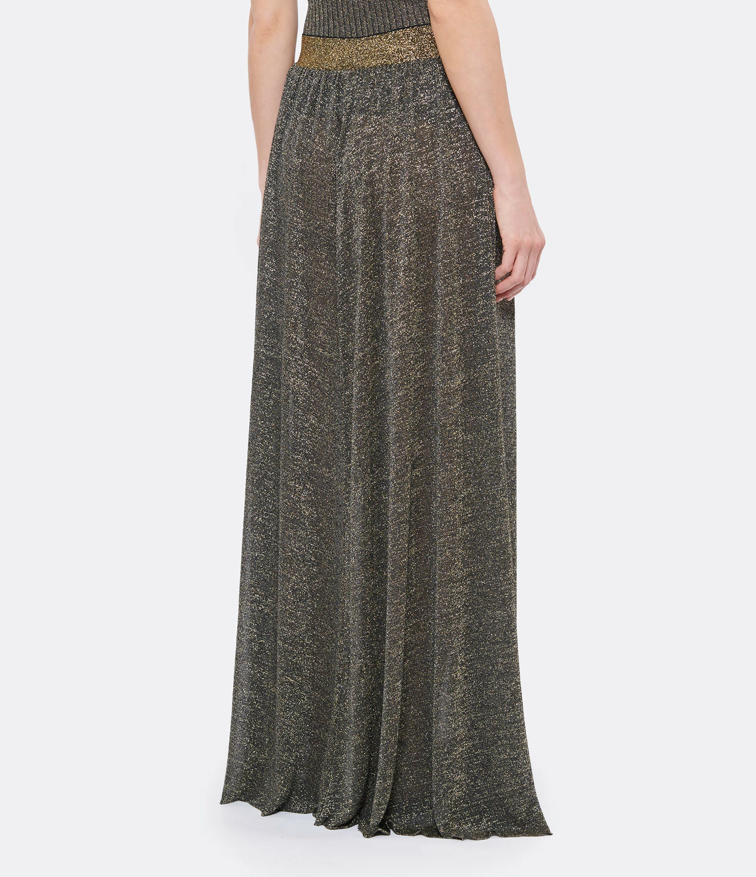 BELIZA Jupe Gipsy Lurex Noir – Image 5