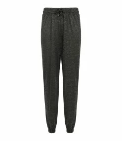 BELIZA Pantalon Maille Noir Lurex