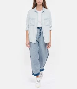 Bella Dahl Chemise Button Down Desert Sky Wash -Boutique de vente ZIMMERMANN bella look20210906 111
