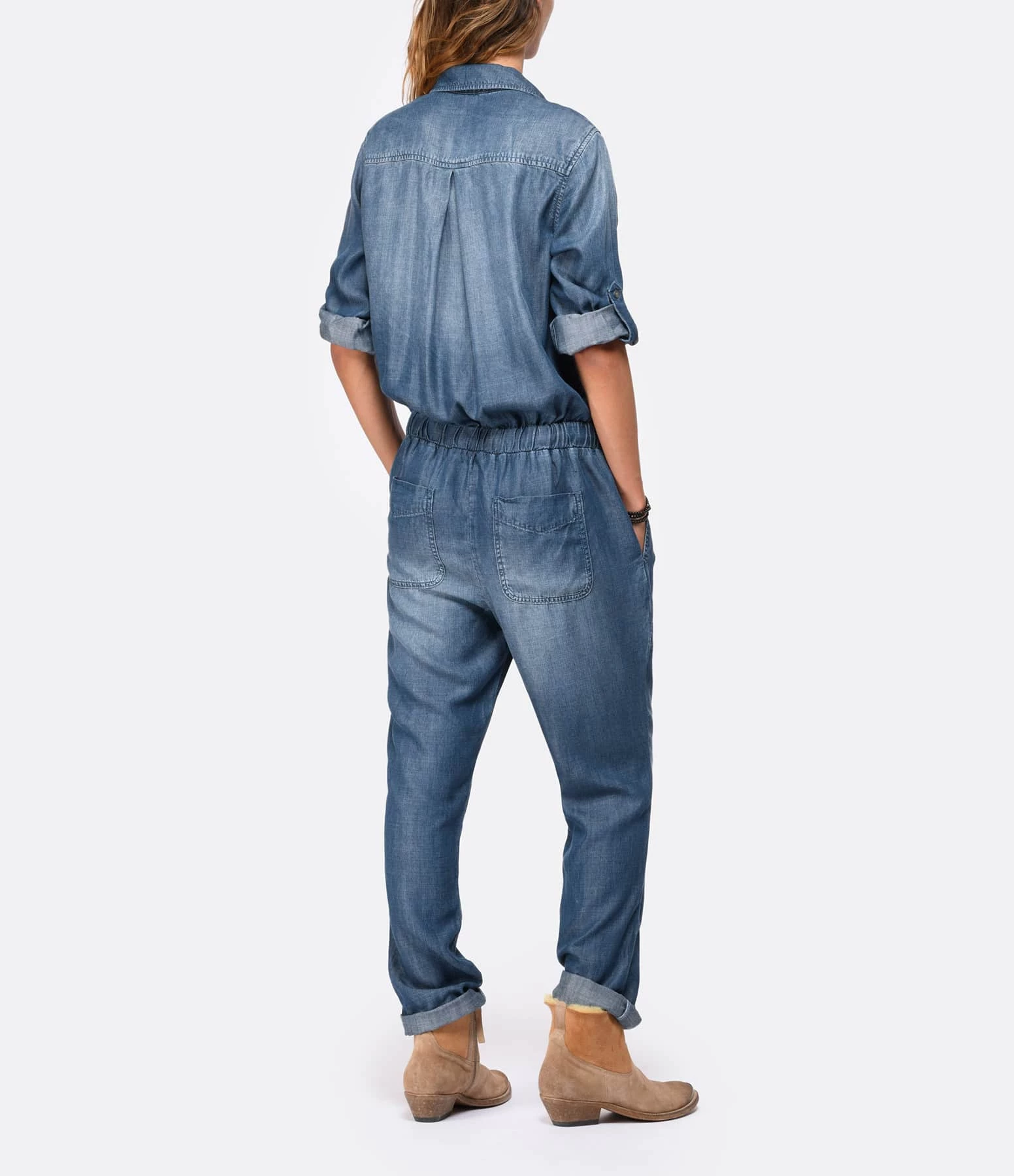 Bella Dahl Combinaison Utility Dark Ombre Wash – Image 4