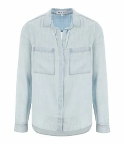 Bella Dahl Chemise Button Down Desert Sky Wash