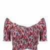 ANTIK BATIK Top Blossom Rouge