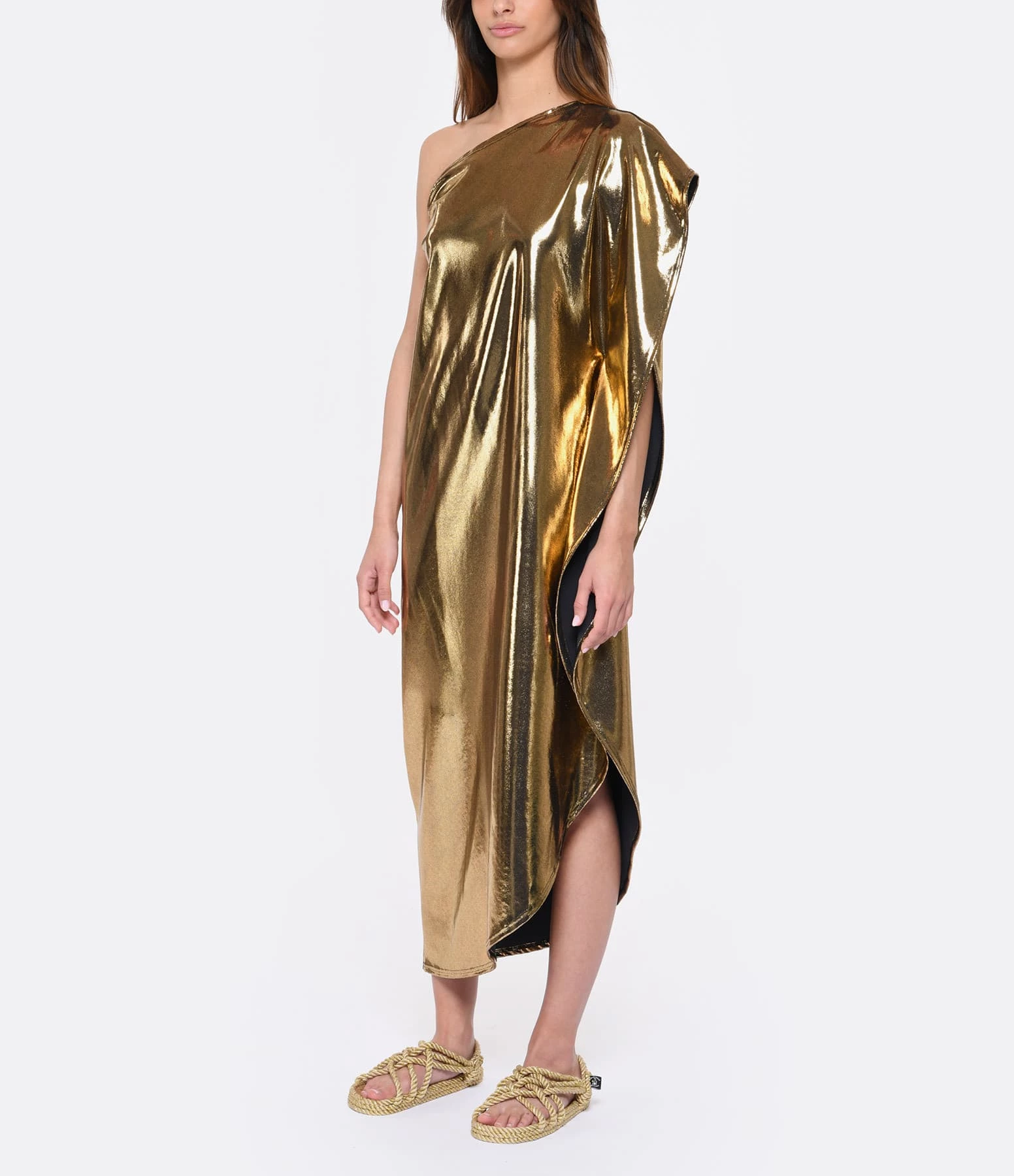 CARIOCA Robe Longue Athènes Doré Glitter – Image 3