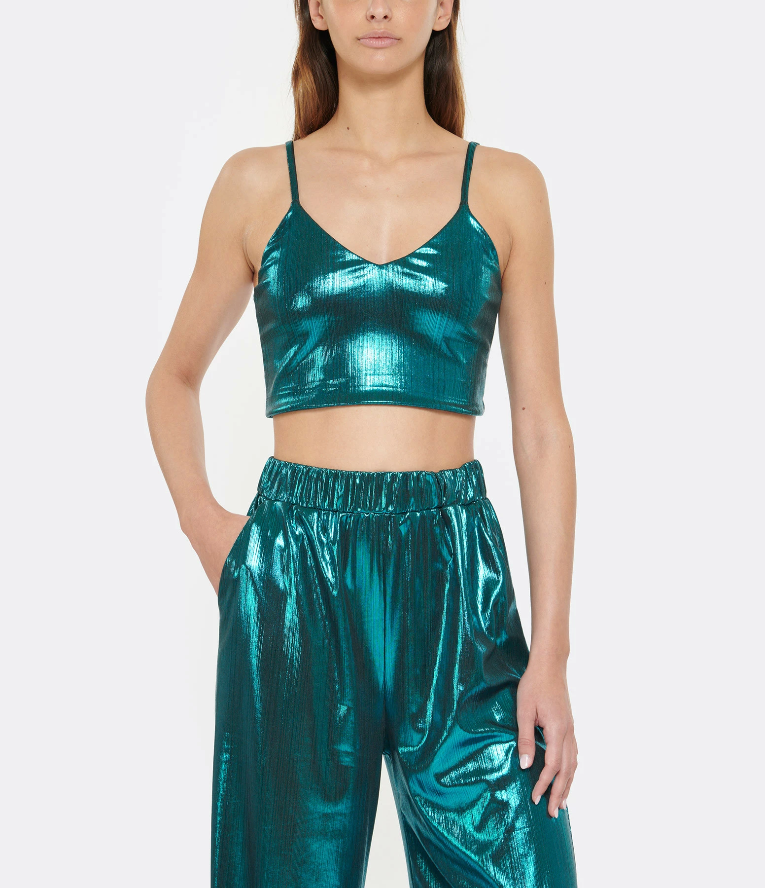 CARIOCA Top Court Leo Turquoise – Image 2