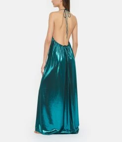 CARIOCA Robe Longue Olympe Turquoise -Boutique de vente ZIMMERMANN cario look20230228 140 1