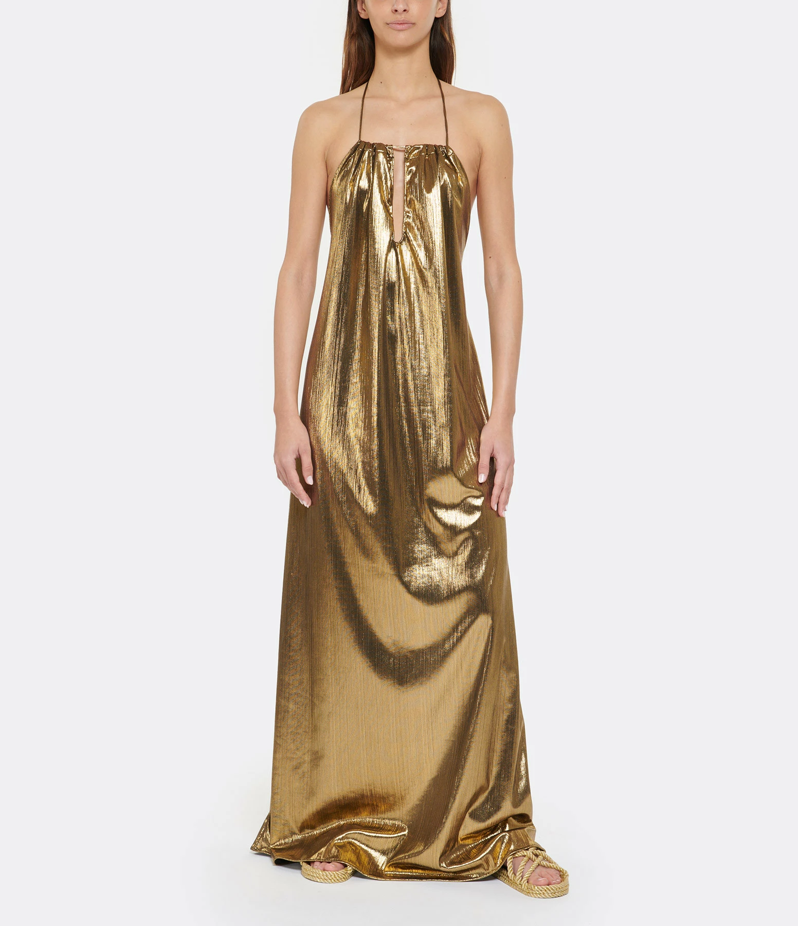 CARIOCA Robe Longue Olympe Doré – Image 3