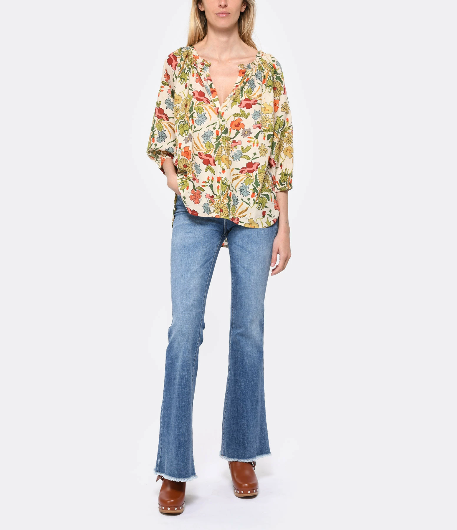 CHARLIE JOE Blouse Monize Coton Imprimé – Image 4