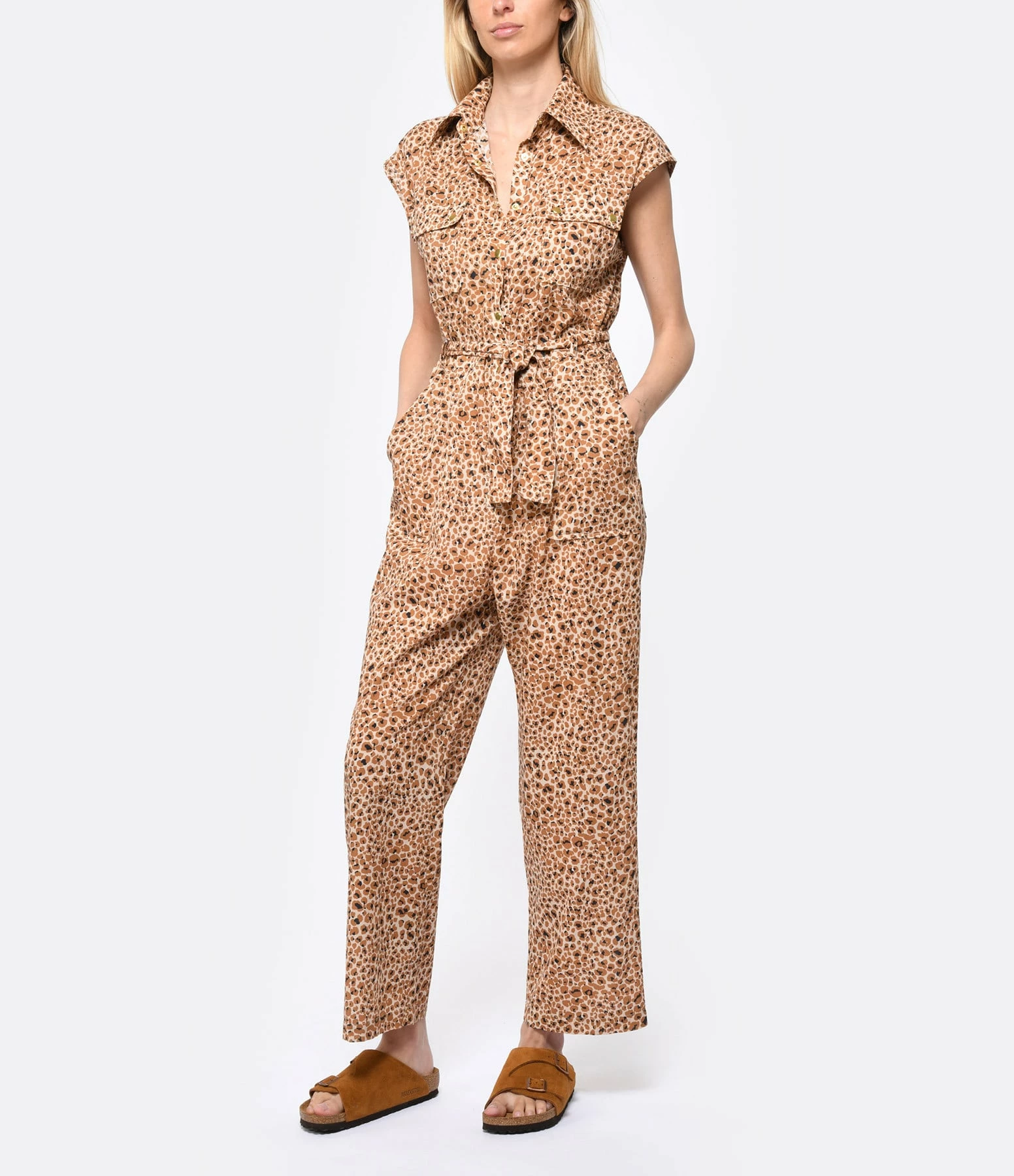 CHARLIE JOE Combinaison Lara Coton Léopard – Image 3