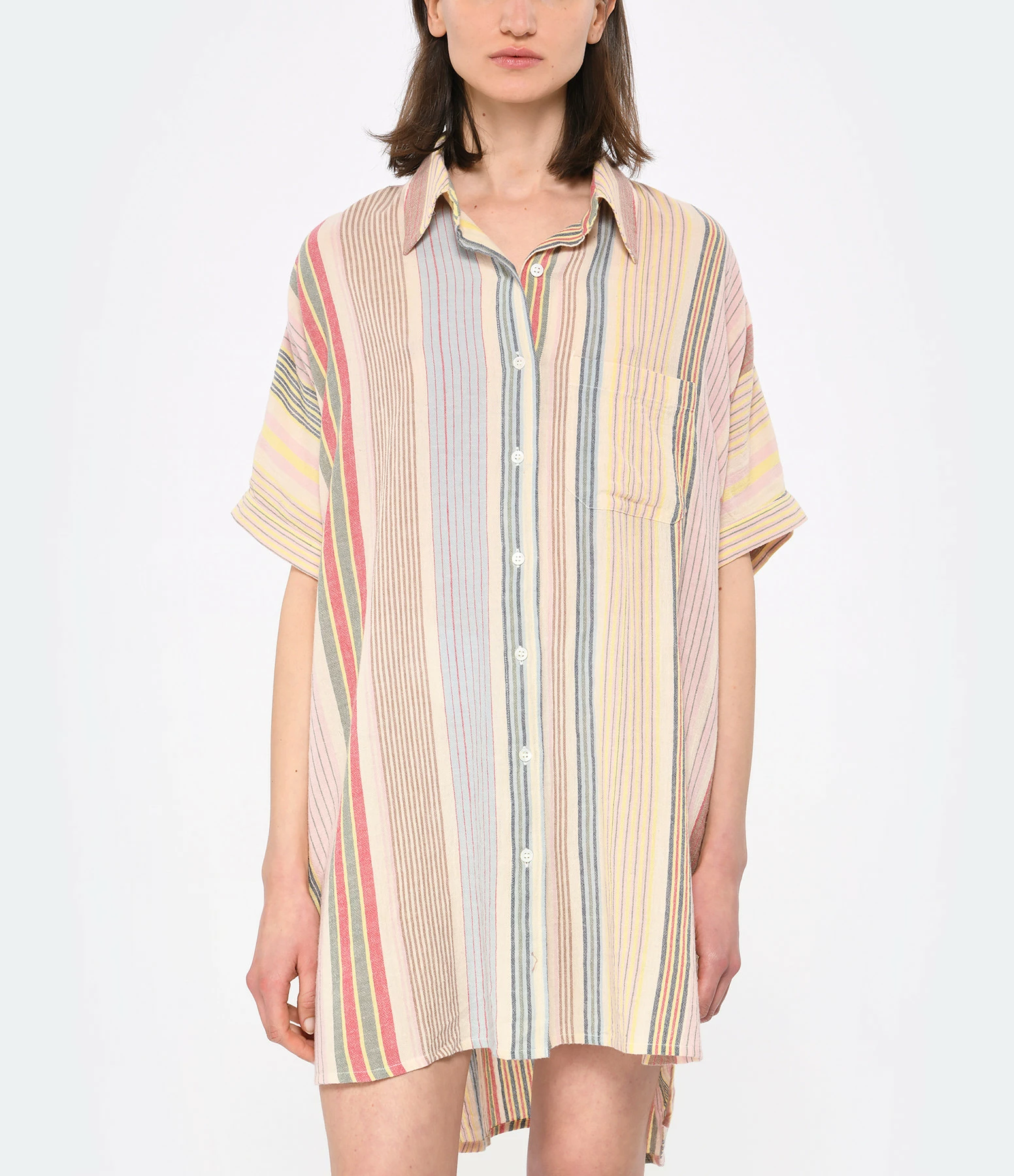 CHARLIE JOE Chemise Cassia Coton Rayures – Image 3