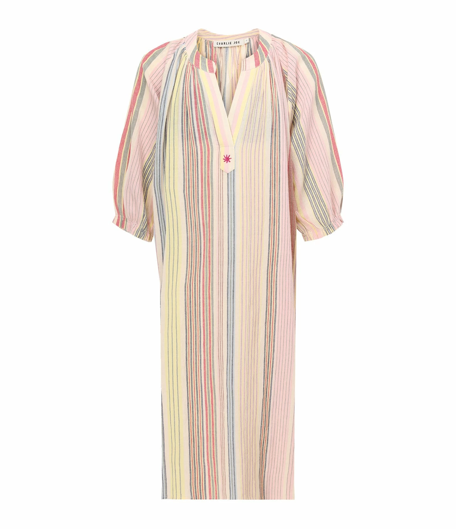CHARLIE JOE Robe Longue Samyra Coton Rayures