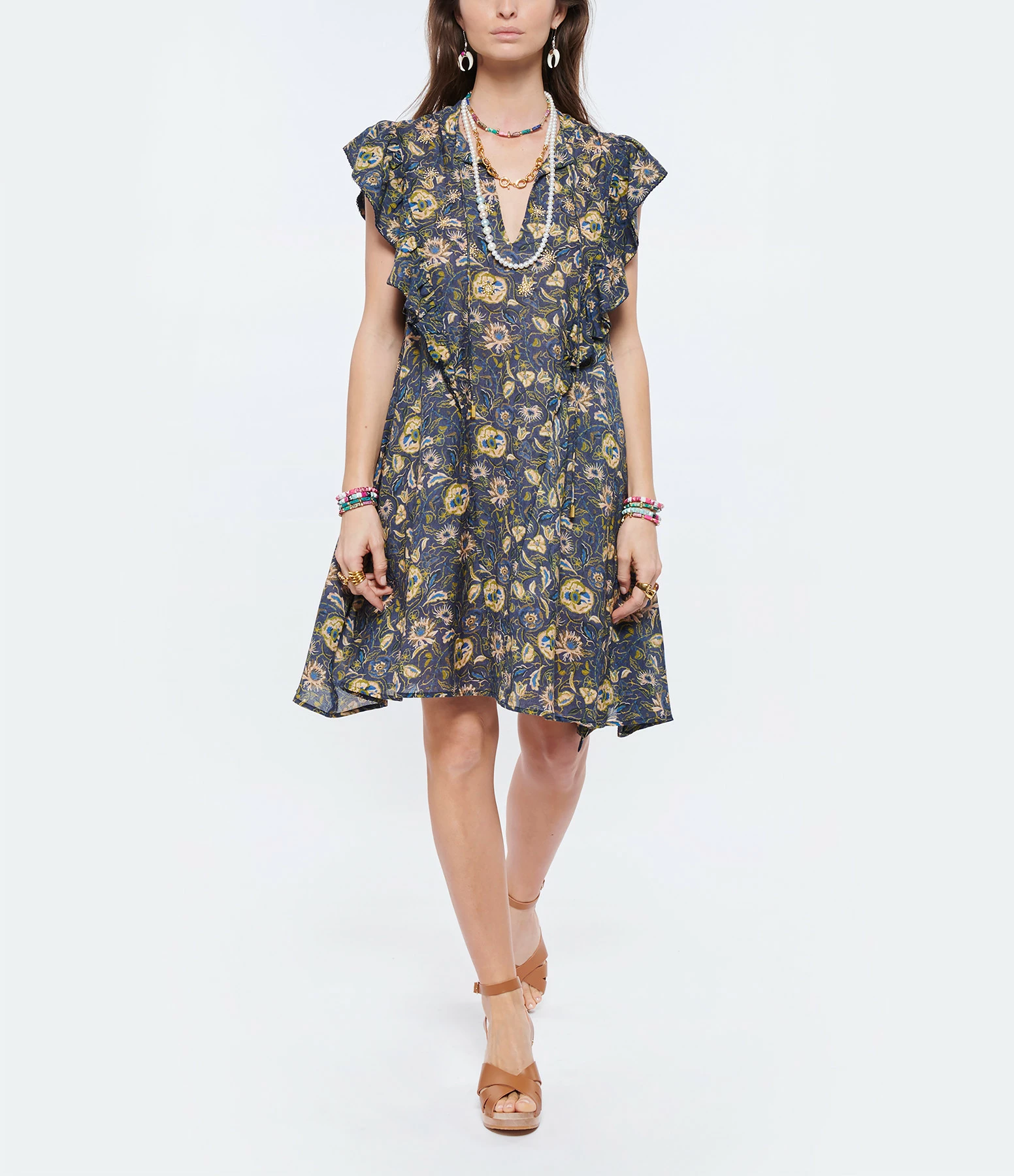 CHUFY Robe Mona Coton Imprimé Amalfi 5 CHUFY Robe Mona Coton Imprimé Amalfi – Image 3