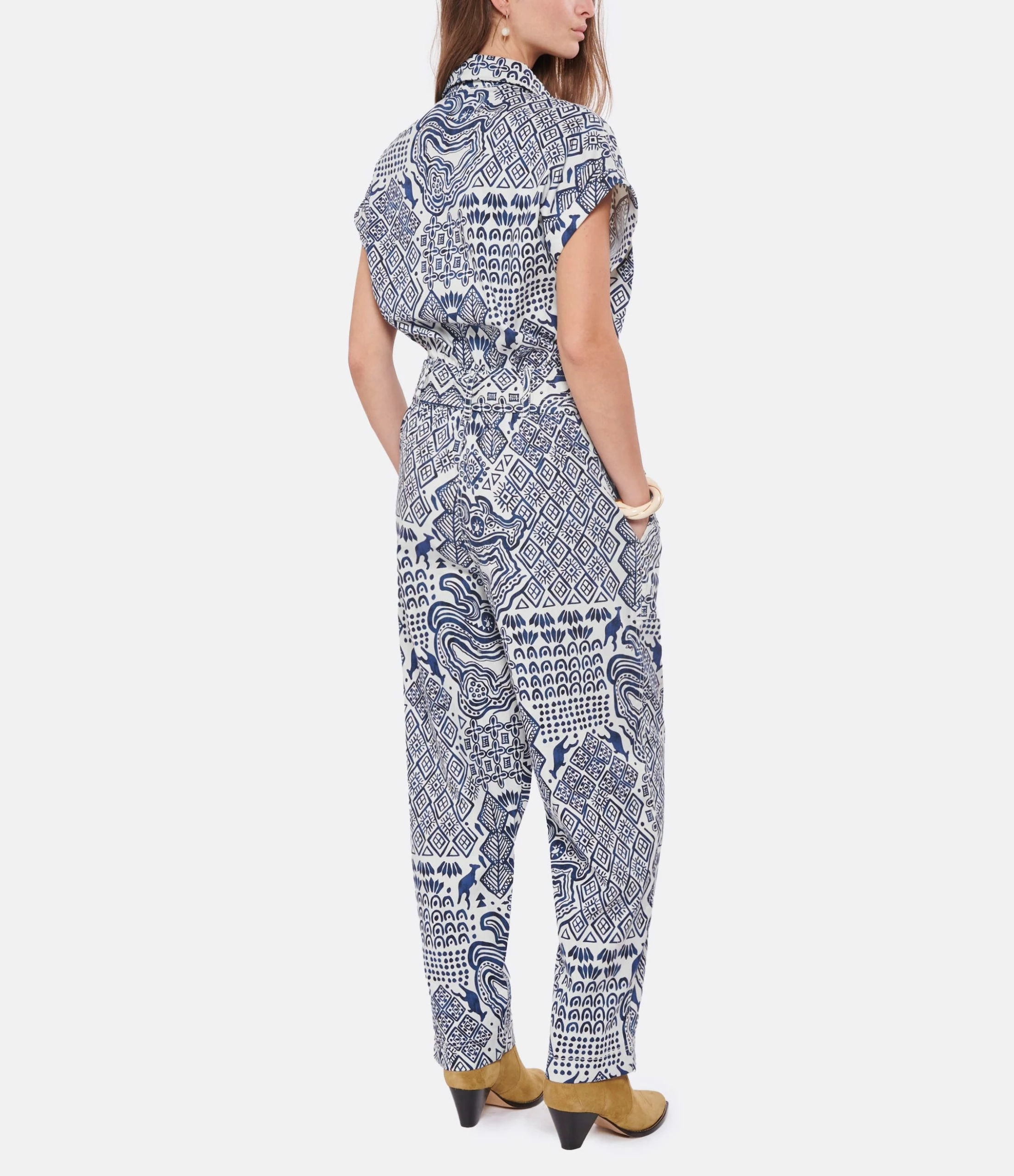 CHUFY Combinaison Nama Coton Bleu Blanc – Image 5