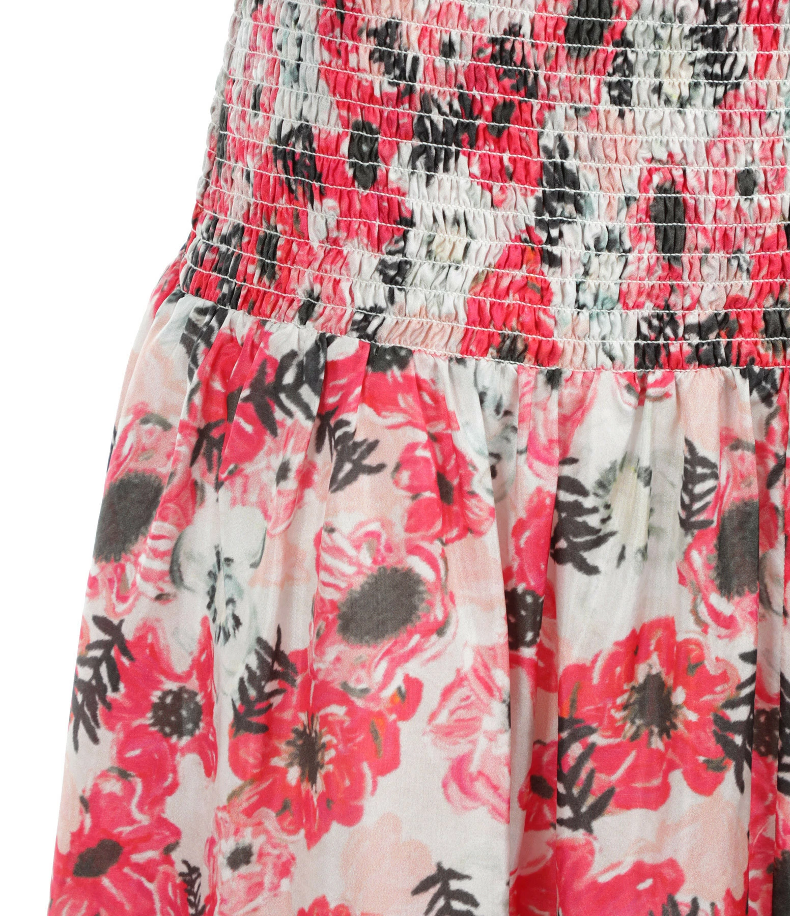 CHUFY Jupe Enzo Soie Imprimé Donato White – Image 2