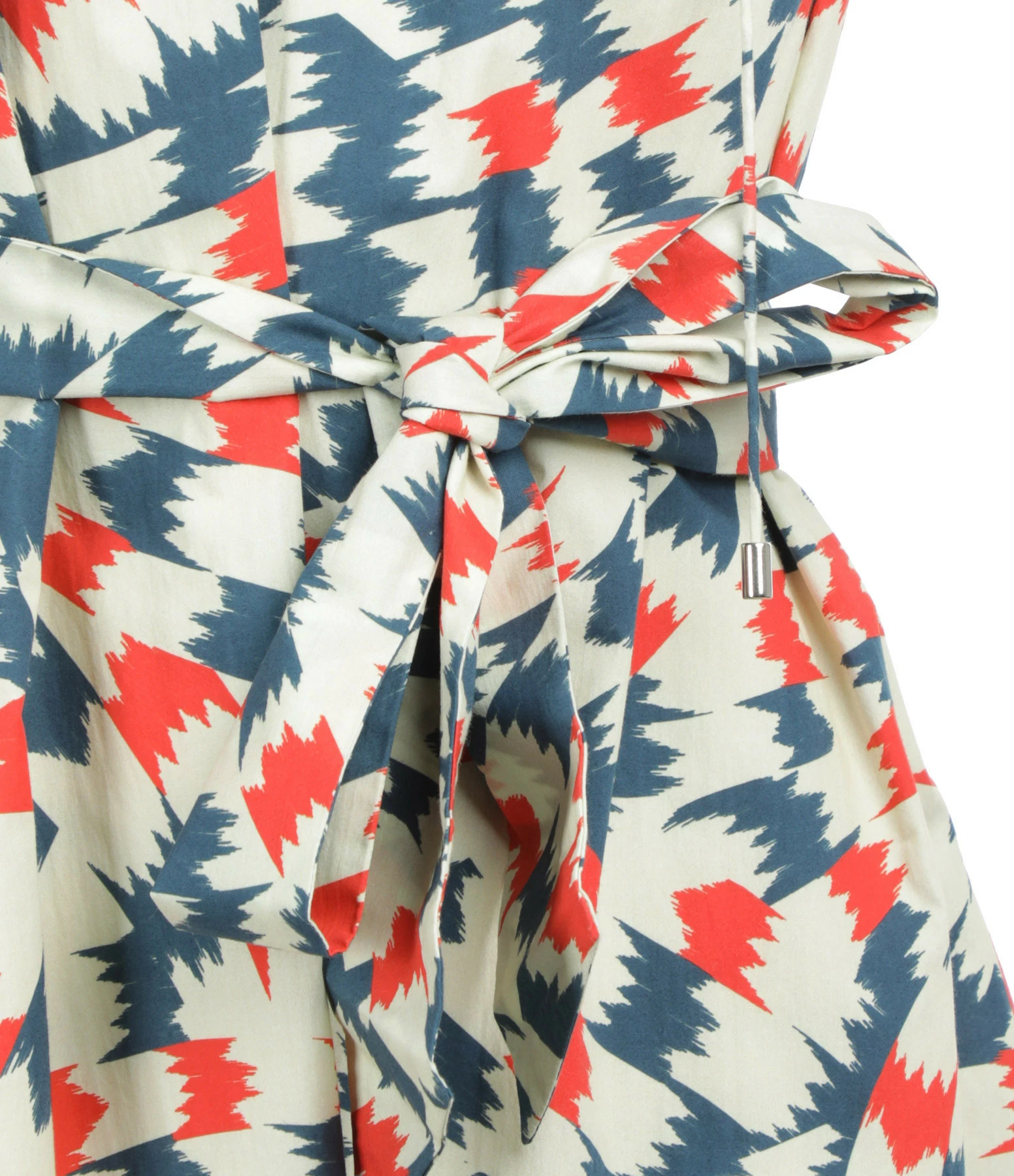 CHUFY Robe Mara Coton Biologique Imprimé Sicily Red – Image 2