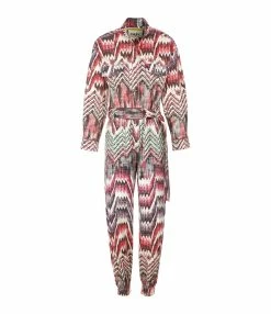 CHUFY Combinaison Nino Coton Biologique Imprimé Calvi Pink