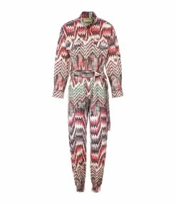 CHUFY Combinaison Nino Coton Biologique Imprimé Calvi Pink