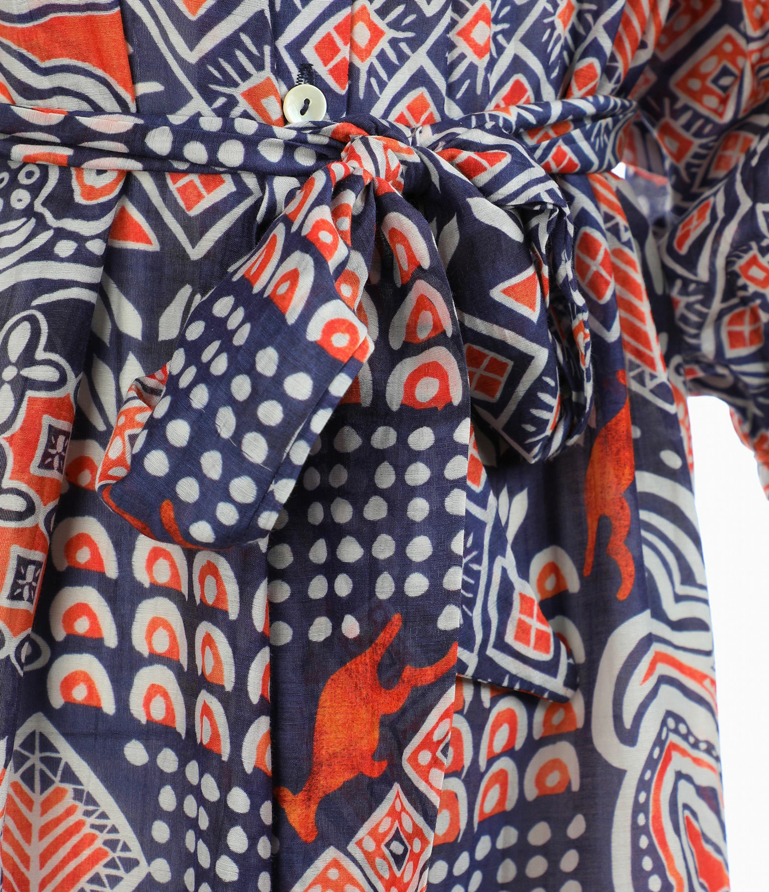 CHUFY Robe Maxi Ziggy Coton Marine – Image 2