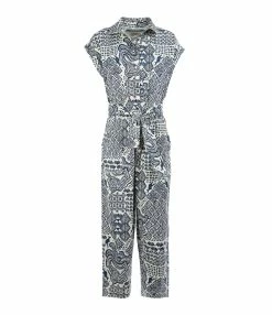 CHUFY Combinaison Nama Coton Bleu Blanc