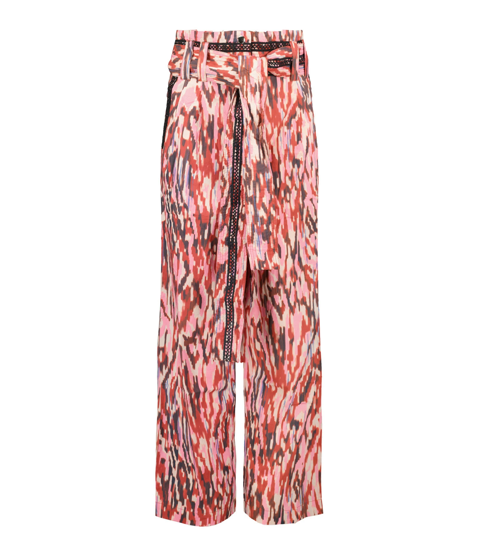 CHUFY Pantalon Bes Coton Bio Imprimé Rose