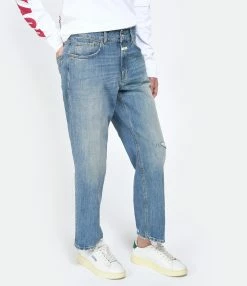 CLOSED Jean Milo Coton Bio Bleu Moyen 10 CLOSED Jean Milo Coton Bio Bleu Moyen -Boutique de vente ZIMMERMANN close look20230214 234