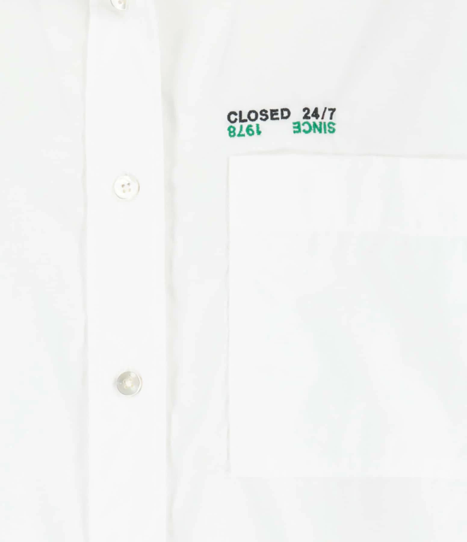 CLOSED Chemise Coton Bio Blanc – Image 2