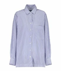 CLOSED Chemise Coton Bio Bleu Blanc