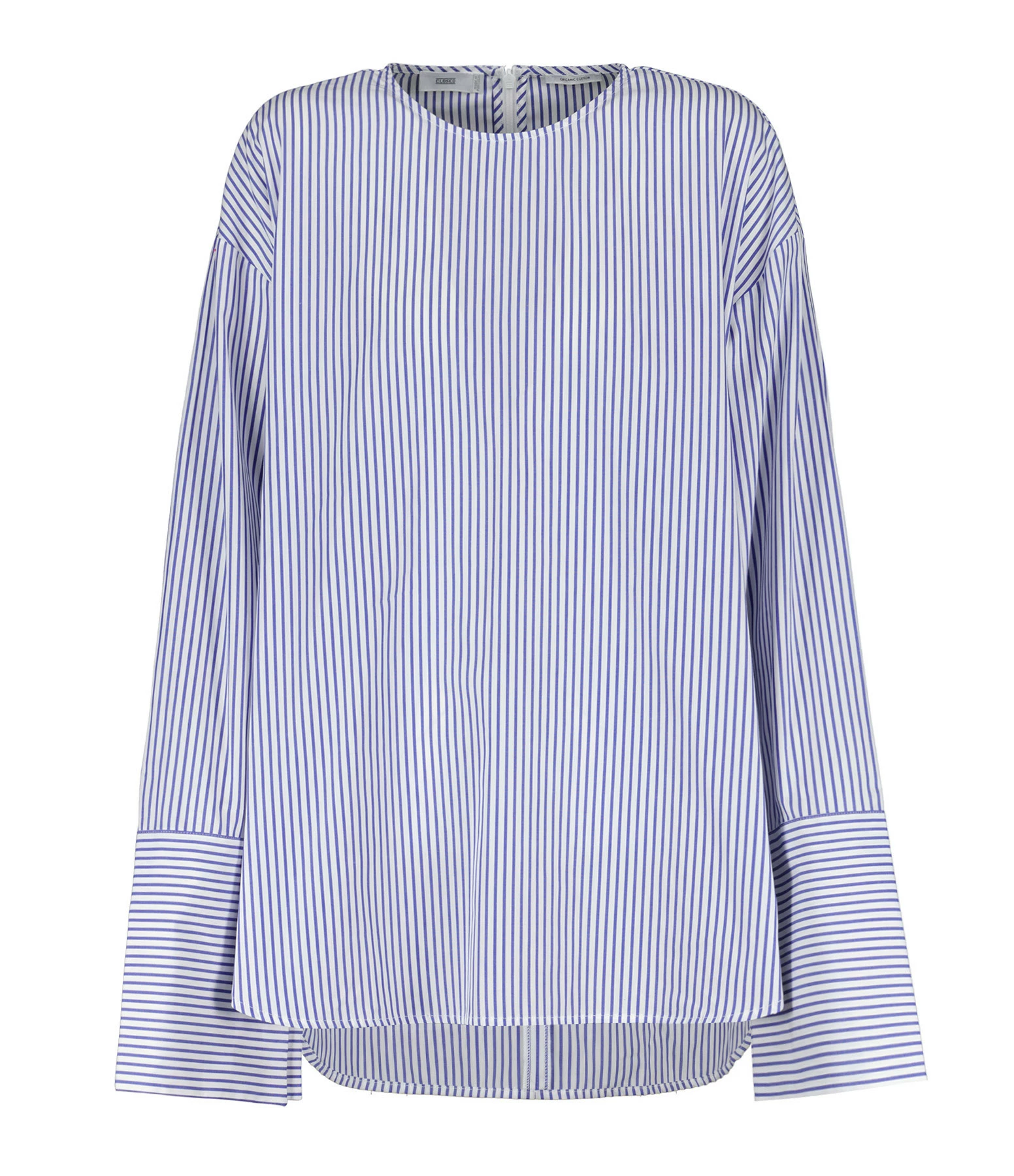 CLOSED Blouse Coton Bio Bleu Blanc