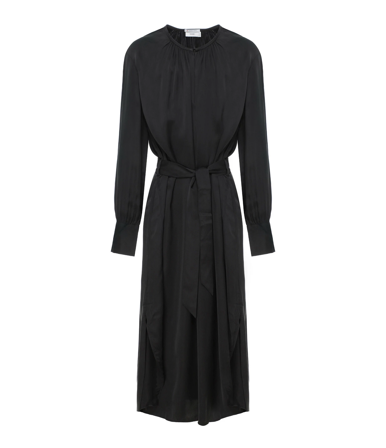 CLOSED Robe Longue Froncée Noir