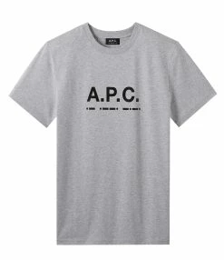 A.P.C. Tee-shirt Sven Coton Gris Chine