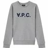 A.P.C. Sweatshirt Viva Coton Gris Chiné