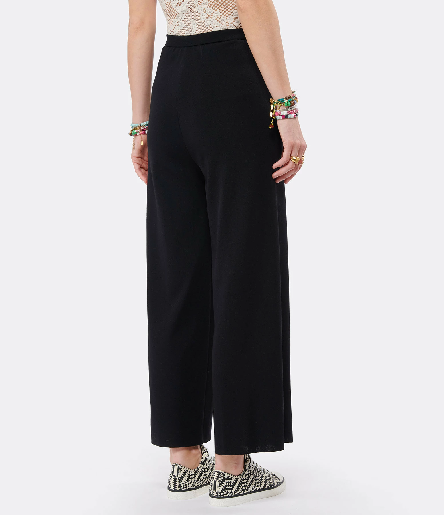 CT PLAGE Pantalon Large Noir – Image 5