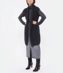 CT PLAGE Pull Col Montant Soie Cachemire Gris 13 CT PLAGE Pull Col Montant Soie Cachemire Gris -Boutique de vente ZIMMERMANN ctpla look20220713 284