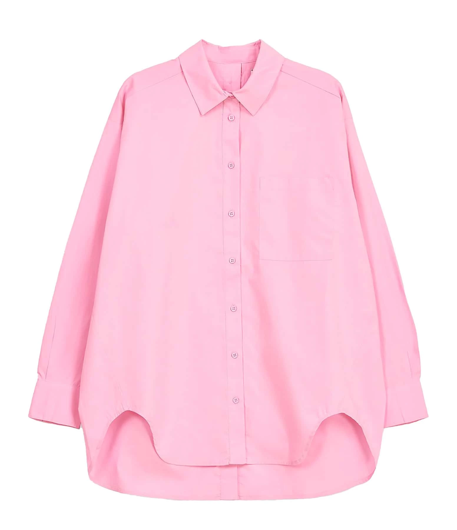 ESSENTIEL ANTWERP Chemise Oversized Daron Coton Rose